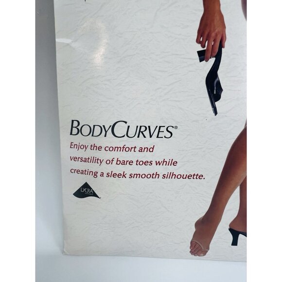 Vassarette Body Curves Shaper Sheer No Toes Nude Long 3340 Lycra VTG Pantyhose - Picture 2 of 8